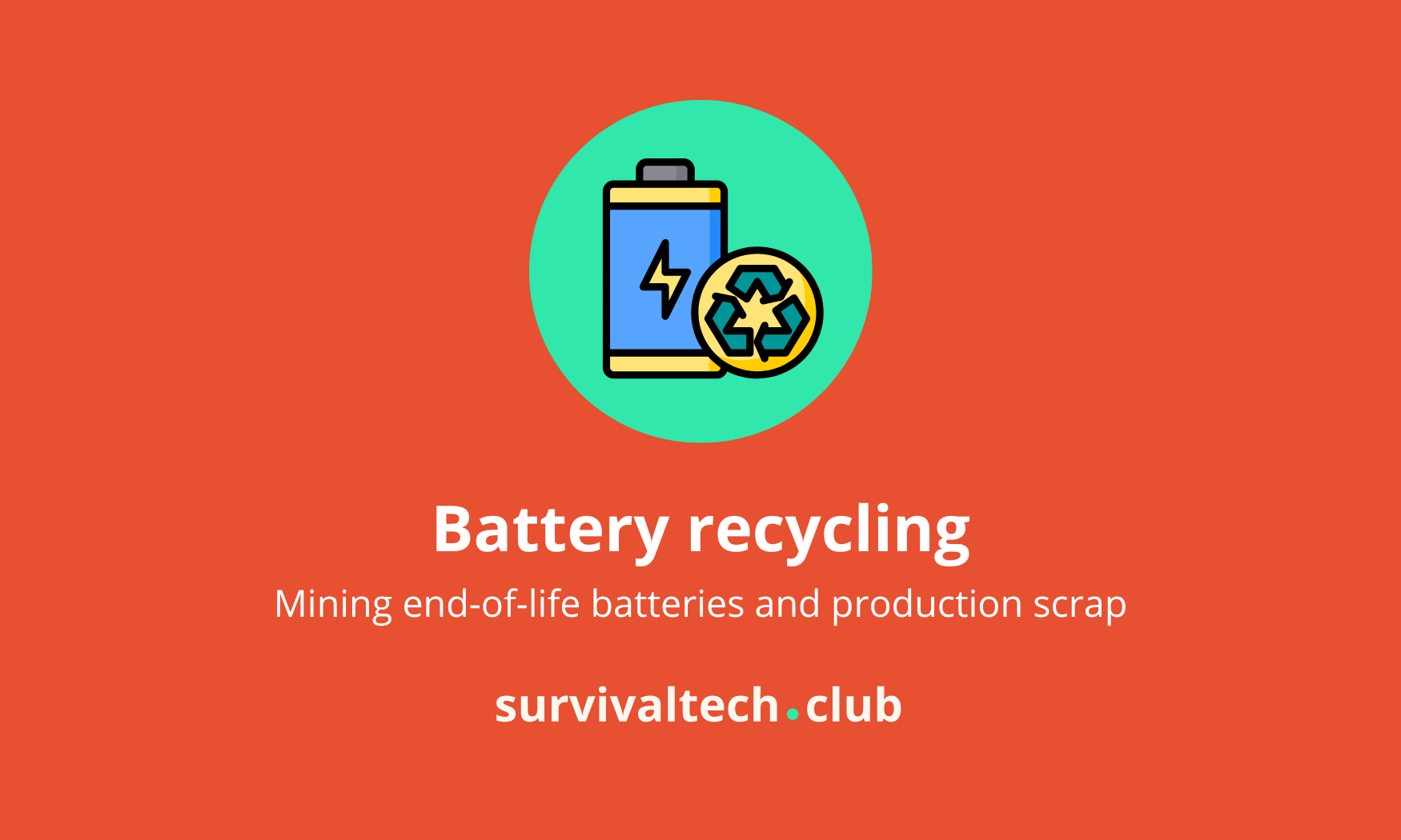 Battery recycling 52